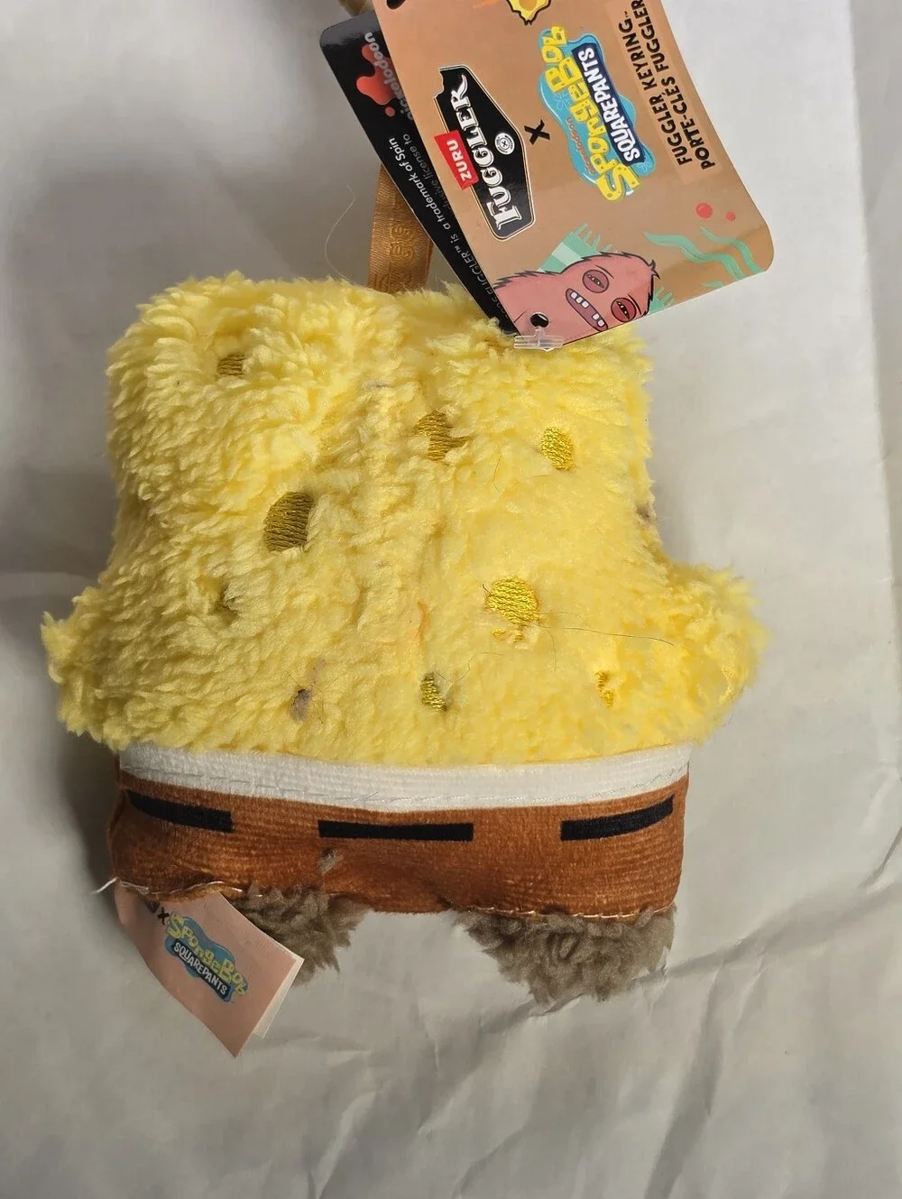 Yellow Plush Kids Character Hand Puppet with Brown Outfit